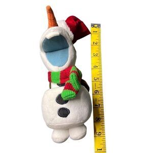 Disney Plush Toy White Frozen Christmas Holiday Olaf The Snowman One Size